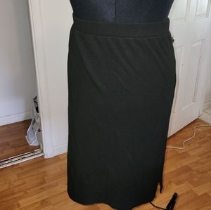 XL Black Jersey skirt